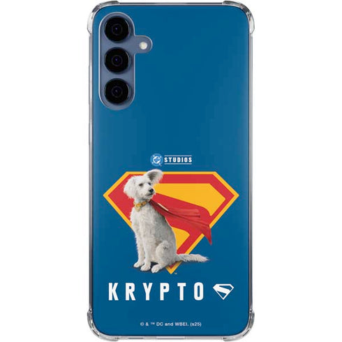 Superman 2025 Krypto the Super Dog Galaxy S24 Clear Case